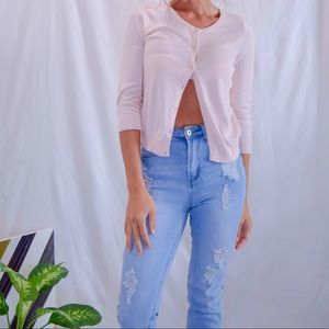 Pink Cardigan, button-down (Unbranded)